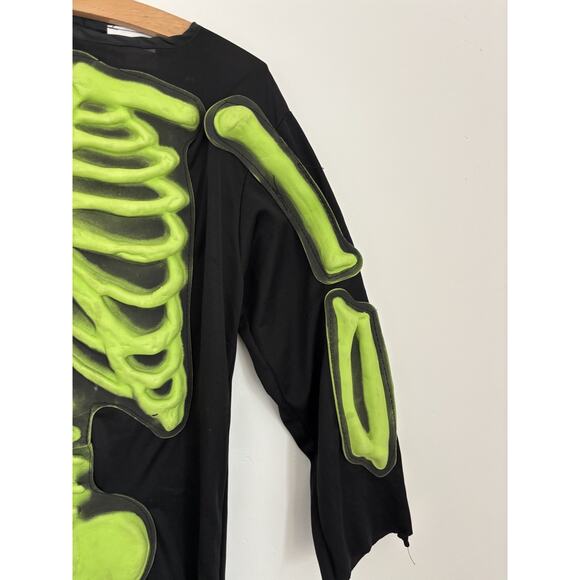 Fun World Kids Spooky Skeleton Halloween Costume Size Medium (8-10) - Picture 2 of 7